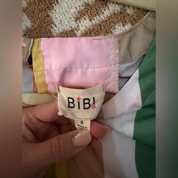 Boutique Bibi Multicolor Striped A-Line Dress - Picture 6 of 6